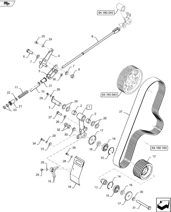 87357761 - рычаг